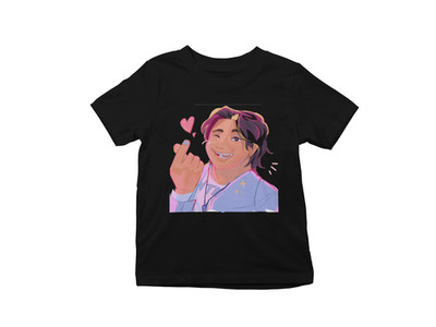 Bobby Saja Boys Huntrix Kpop Demon Hunters Large Kinder T-Shirt 98 - 164