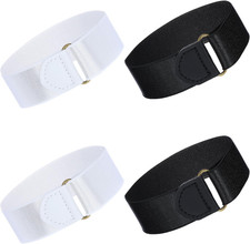 2 Park Sleeve Garters for Men, Elastic Black Arm Band Sleeve Garters Adjustable