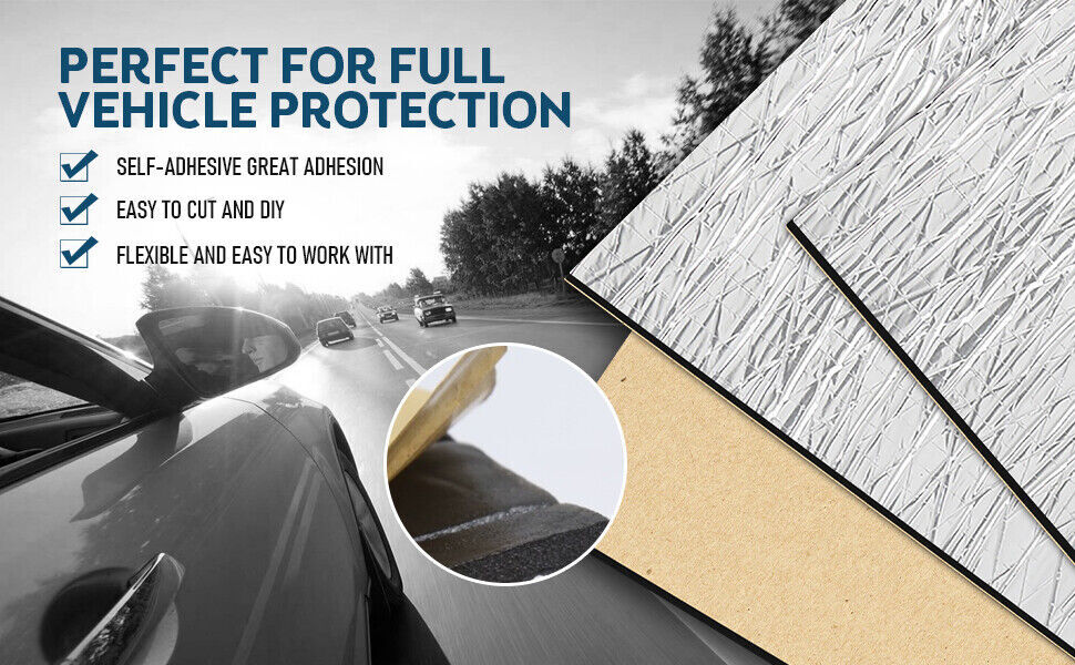 MGT Car Underlay Underfelt Sound Deadener Noise Proofing Insulation Mat