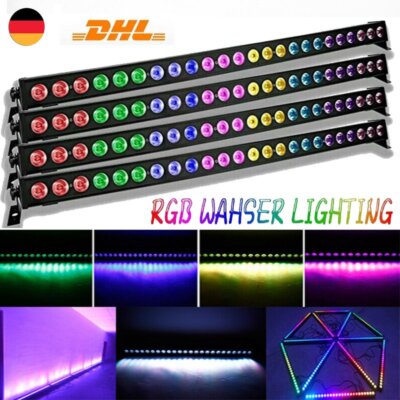24 LED 72W Wall Washer Licht Bar RGB Bühnenlicht DMX DJ Disco Show Weihnachten