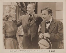 Gloria Jean + Charles Winninger in If I Had my Way (1940)🎬Original Photo E40