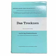 Das Trocknen Grundlagen der chemischen Technik Verfahrenstechnik Buch 3. Auflg.