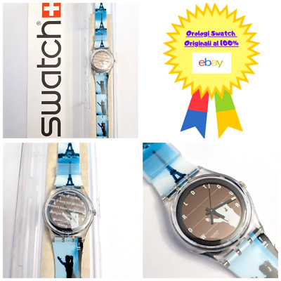 Swatch Gent SRK104F World Solar France 1997 Vintage Solar Armbanduhr