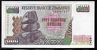 Zimbabwe P-11 500 Dollars 2001 Unc