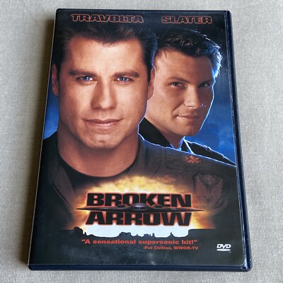 Broken Arrow (DVD, 1996) Action Thriller John Travolta Christian