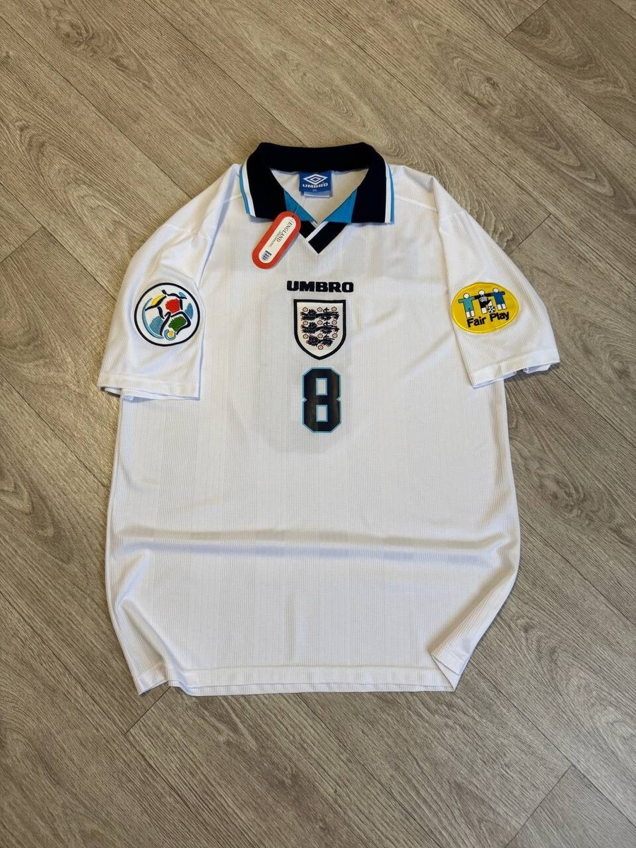 UMBRO イングランド代表シャツ GASCOIGNE 8 Retro Umbro England Gascoigne #8 Soccer jersey | eBay