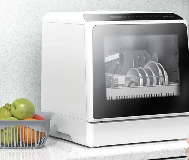 Portable Countertop Dishwashers, NOVETE Compact Dishwashers with 5, Novete Countertop Dishwasher