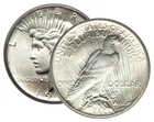 1 - Peace Silver Dollar Mid-1920'S Dated Extra Fine or Better
