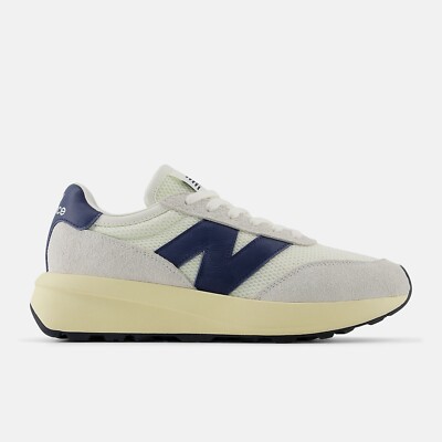 Original New Balance 370  ( Herren Größe: UK 10,5 EUR 45 ) Sea Salt / Navy U370EC