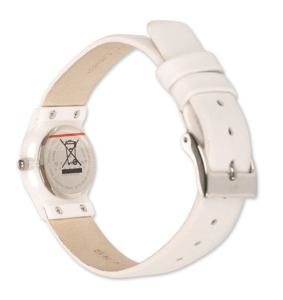 Reloj Mujer Skagen 302593 Cuero Blanco Cerámica 233xsclw Foto 2 de 2