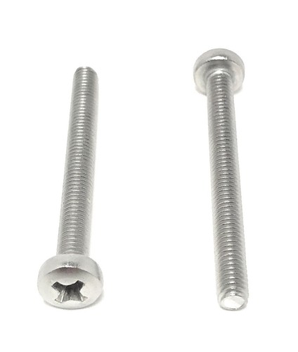 (25) M4-0.7 x40 Stainless Steel Phillips Pan Head Machine Screw DIN7985 A2 M4x40 - Bild 4 von 5