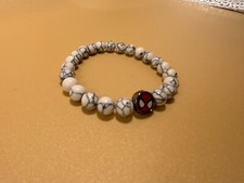 1pc Marvel Superhero Cartoon Spider-Man Shaped Beaded Bracelet Unisex Movie Fan