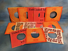 Vintage United Artists 45 rpm Sleeve Lot Used Quick Ship 7-inch Sleeves