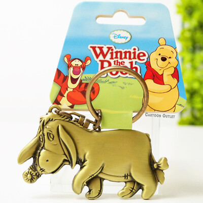 Disney Eeyore Key Chain Pewter Metal Keyring Birthday Gift New Winnie the Pooh