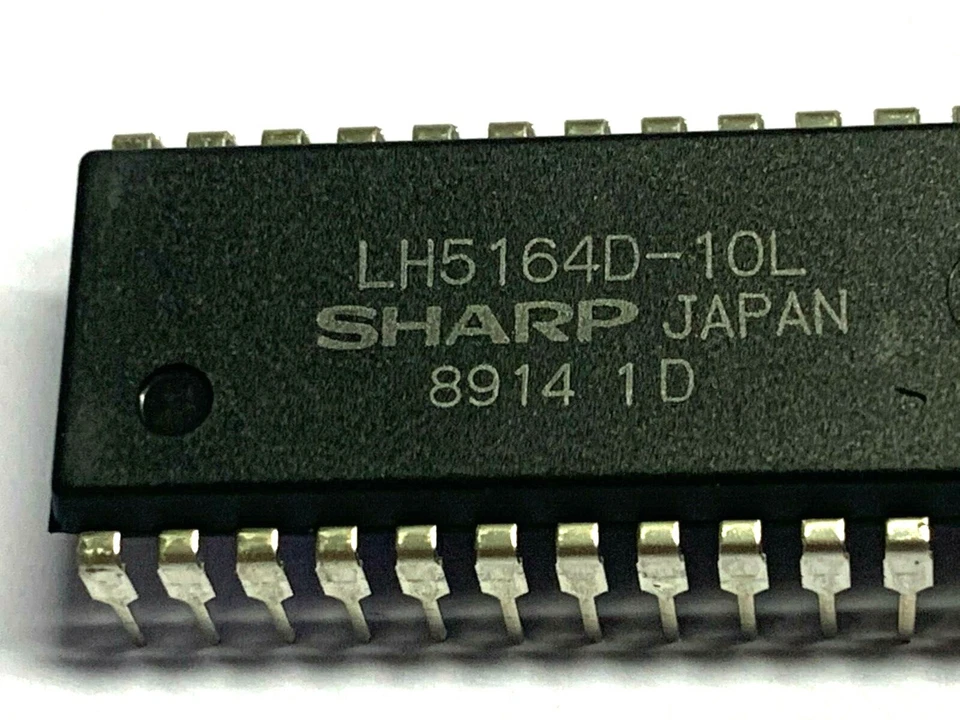 LH5164D, wie HM6264, UM6264, TC5565, Static RAM,(8Kx8) Sharp,5V, DIP28, 20 Stück - Bild 2 von 3