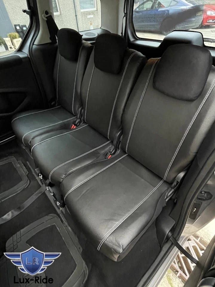 CUBIERTAS DE ASIENTO PEUGEOT PARTNER 2015 - 2018 CUERO ARTIFICIAL A MEDIDA Foto 4 de 4