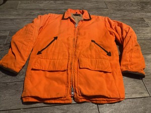 Para hombres De colección 10-X Mfg Abrigo Sz Large Naranja cazador Co  Completa Acolchado Abajo Llena | eBay