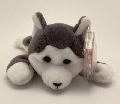 TY Beanie Baby NANOOK The Husky Dog 7.5 inch MWMTs Stuffed Plush Toy VTG Retired