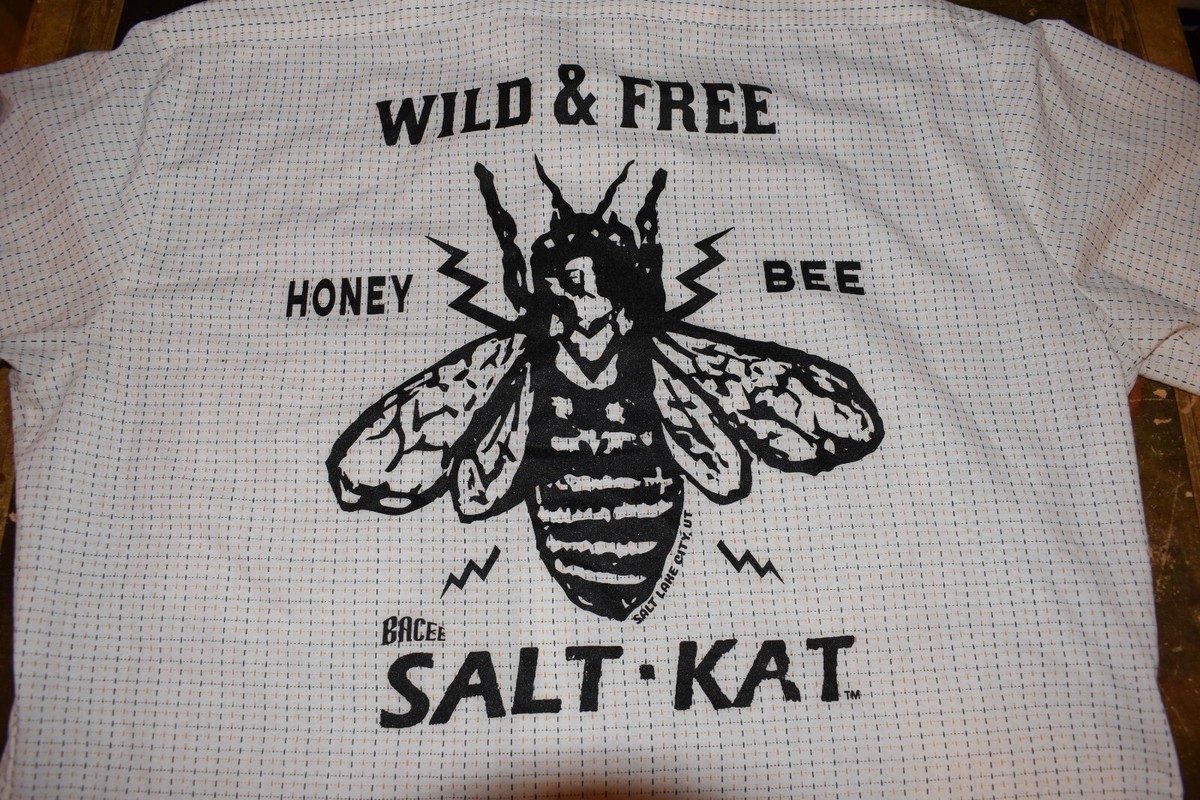 Customized Vintage Wild & Free Salt-Kat Screen-print JC Penney Shirt. Sz. M. View 5