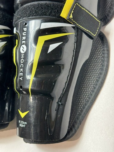 Pure Hockey Youth 9” Shin Guards Black NWOT - Picture 3 of 6