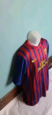 Nike Authentic Barcelona Eric Abidal #22 Soccer Jersey Men's Size