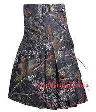 Scottish Handmade Jungle Camo Kilt Utility kilt, Hybrid kilt For Men Custom Size