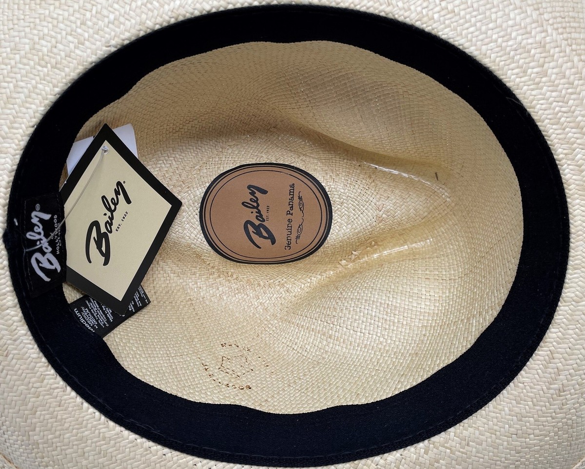 Bailey 1922 Cappello Panama Giger II – Paglia Intrecciata A Mano (Made In USA) – Tesa 6 Cm, Corona 11 Cm - 6