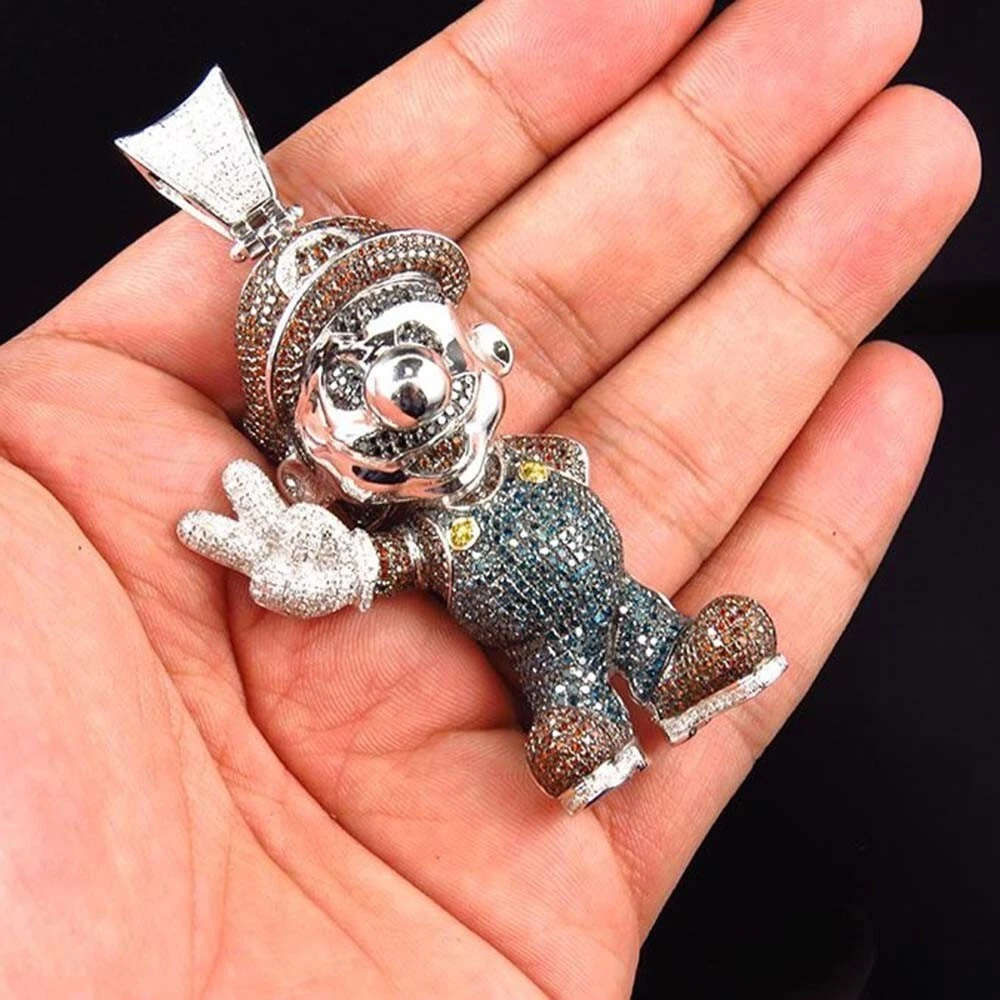Diamond store cartoon pendants