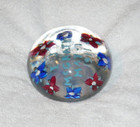 Antique Union Glass Co. Personalized Dated 1911 Art Glass Paper Weight ~ Superb! — photo 6