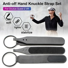 Mazepoly Anti-Off Hand Knuckle Strap Set for Meta Oculus Quest 2 VR