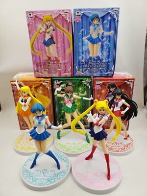 Sailor Moon Girls Memories Mercury Mars Venus Jupiter Figure Set of 5 Japan USED