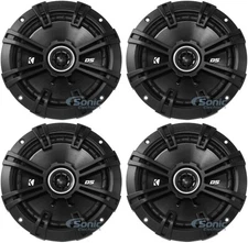 4) KICKER 43DSC6504 DSC650 6.5" 240W 4-Ohm 2-Way Car Coaxial Stereo Speakers