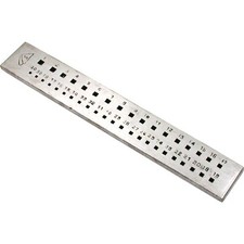 40 Square Hole Drawplate Jewelers Wire Draw Plate Jewelry Craft Shaping Tool