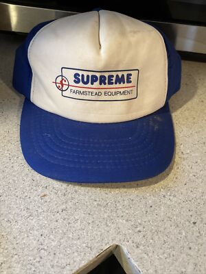 supreme trucker hat