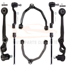 8Pc Front Upper Control Arm And Ball Joint Tie Rod Fits 1989-97 Ford Thunderbird