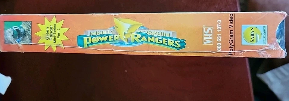 Power Rangers VHS Brand New Factory Seal Green Ranger Pt2 FACTORY SEALED - Image 3 of 4