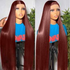 Straight Lace Front Wigs Human Hair 13x4 13x6 Hd Lace Frontal Wig Dark Full Wig
