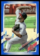 2021 Topps Opening Day - Opening Day Edition Blue Foil #124 Kodi Whitley (RC)