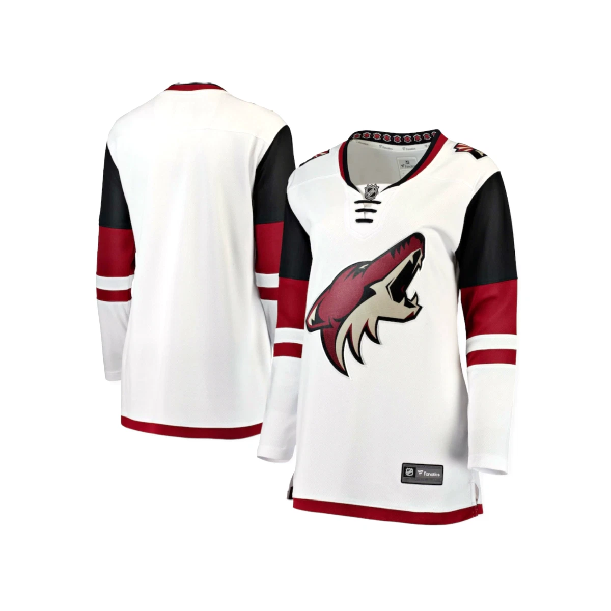 Arizona Coyotes NHL Women's Fanatics Branded Away Breakaway Jersey  White Size M