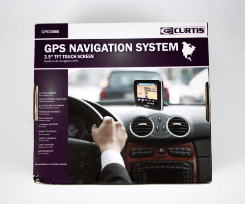 Curtis GPS Navigation System 3.5" TFT Touch Screen Model GPD359B - Picture 1 of 2