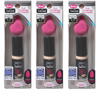 Physicians Formula InstaReady Full Coverage SPF 30 Concealer, Light (3 Pack)