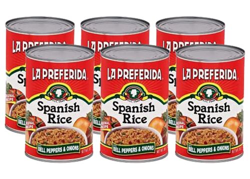 Canned Spanish Rice - Quick & Easy, Robust Sauce of Tomatoes, Bell Pepper and...