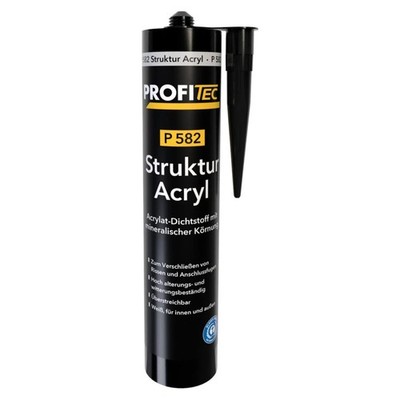 PROFITEC Struktur Acryl P582 (ehem. Rissdichter), weiss0.3 l (25,50   */ 1 l)