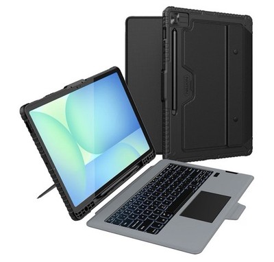 Nillkin Samsung Galaxy Tab S10 FE Plus 13.1 Keyboard Case Backlit Trackpad