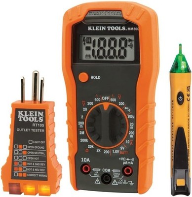 Klein Tools 69149P Electrical Test Kit: Multimeter, NCV, Outlet Tester