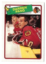 Darren Pang 1988-89 O-Pee-Chee Rookie Card (RC) #51