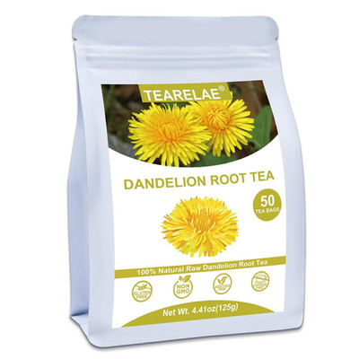 - Dandelion Root Tea - 2.5G X 50 Count Premium Raw Dandelion Root Tea Bags - Caf