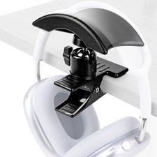 Geekria Universal Clamp-On Headphone Hanger Stand Adjustable Headset Holder