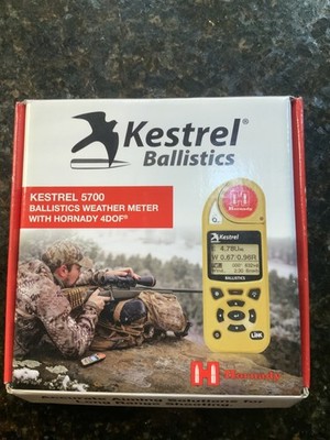 Kestrel 5700 Ballistics Weather Meter with Hornady 4DOF