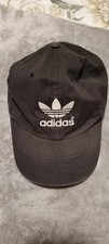 Vintage Adidas Originals 975950 Strapback hat Relaxed Adjustable Black ballcap